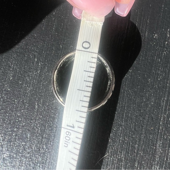 COACH Signature Enamel Miranda Ring fashion white silver jewelry - Picture 3 of 3